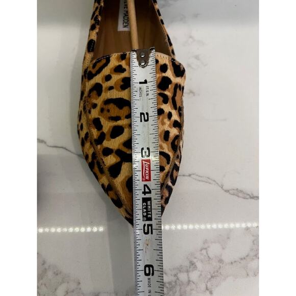 Steve Madden Feather Leopard Cow Hair Loafer Size 10 BRAND NEW - Picture 9 of 10